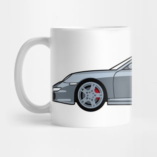 Porsche 911 997 Carrera S Seal Grey Lobster Claw Mug